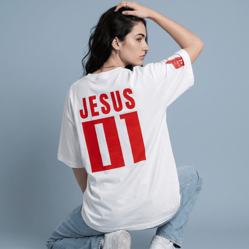Tshirt oversized  JESUS 01 / MUJER