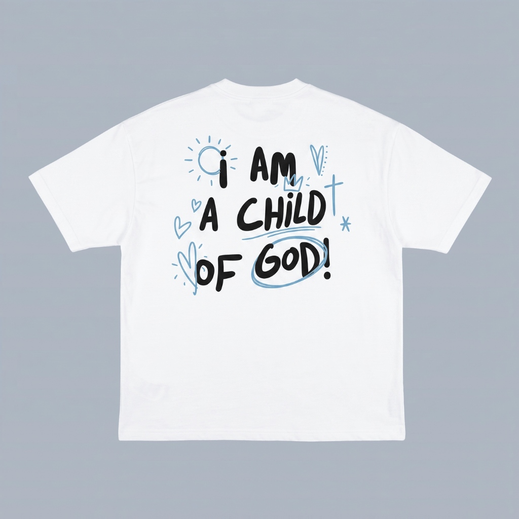 Tshirt oversized  I AM A CHiLDT OF GOD! / MUJER