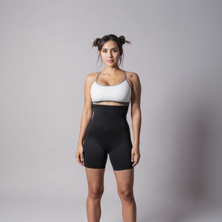 Short Deportivo Mujer Control de Abdomen y Cintura Alta yoga