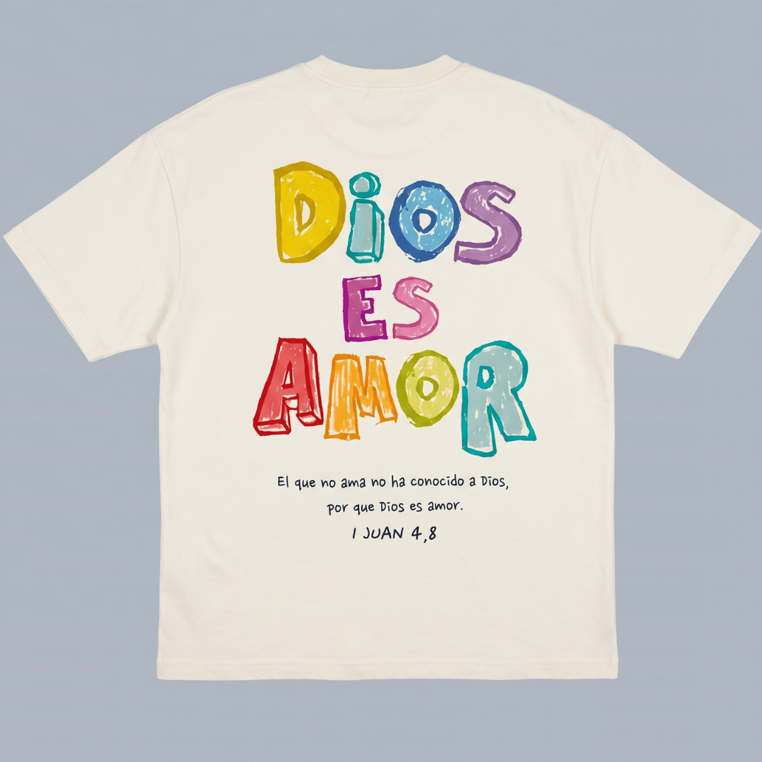 Tshirt oversized DiOS ES AMOR / MUJER