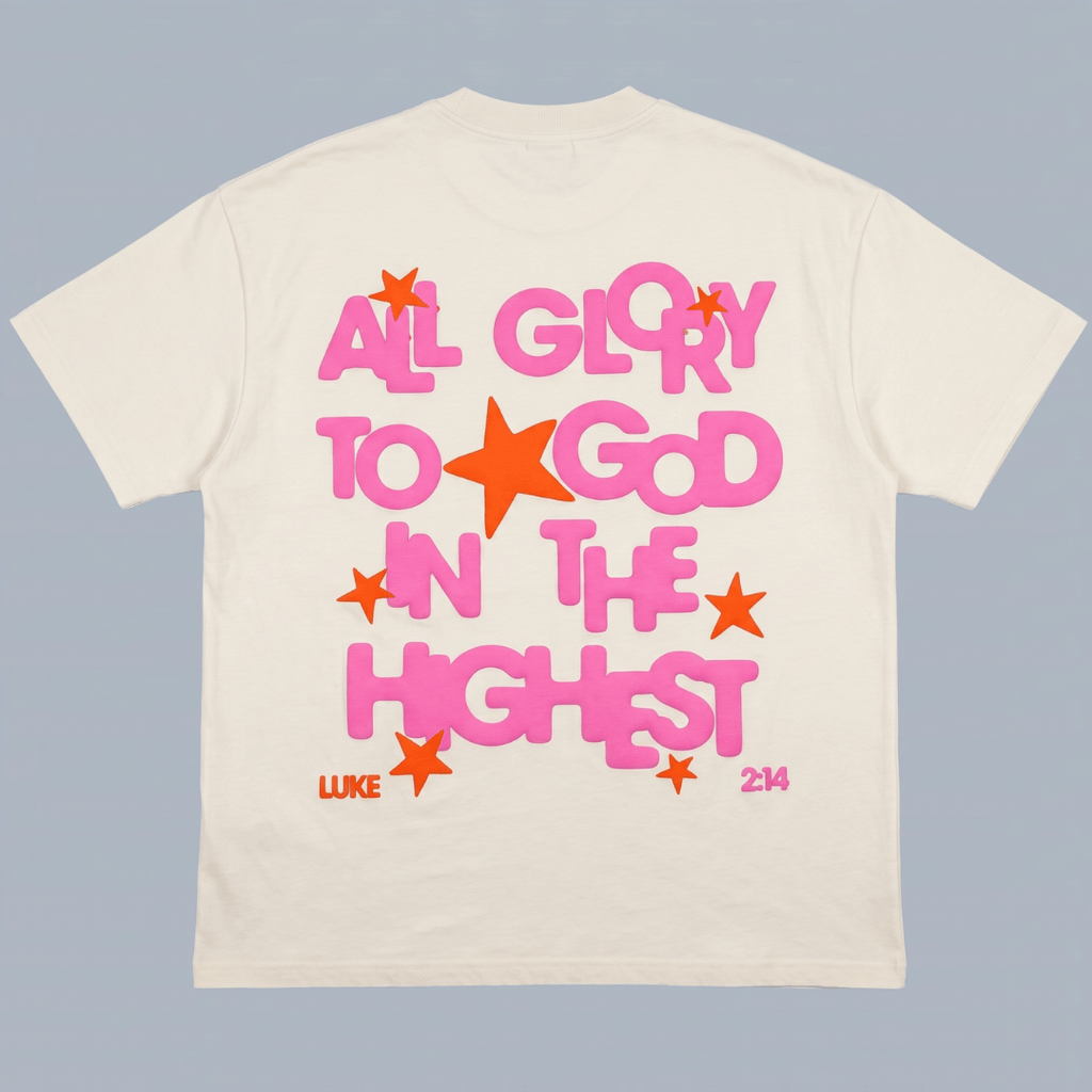 Tshirt oversized AL GLORY TO GOD / MUJER