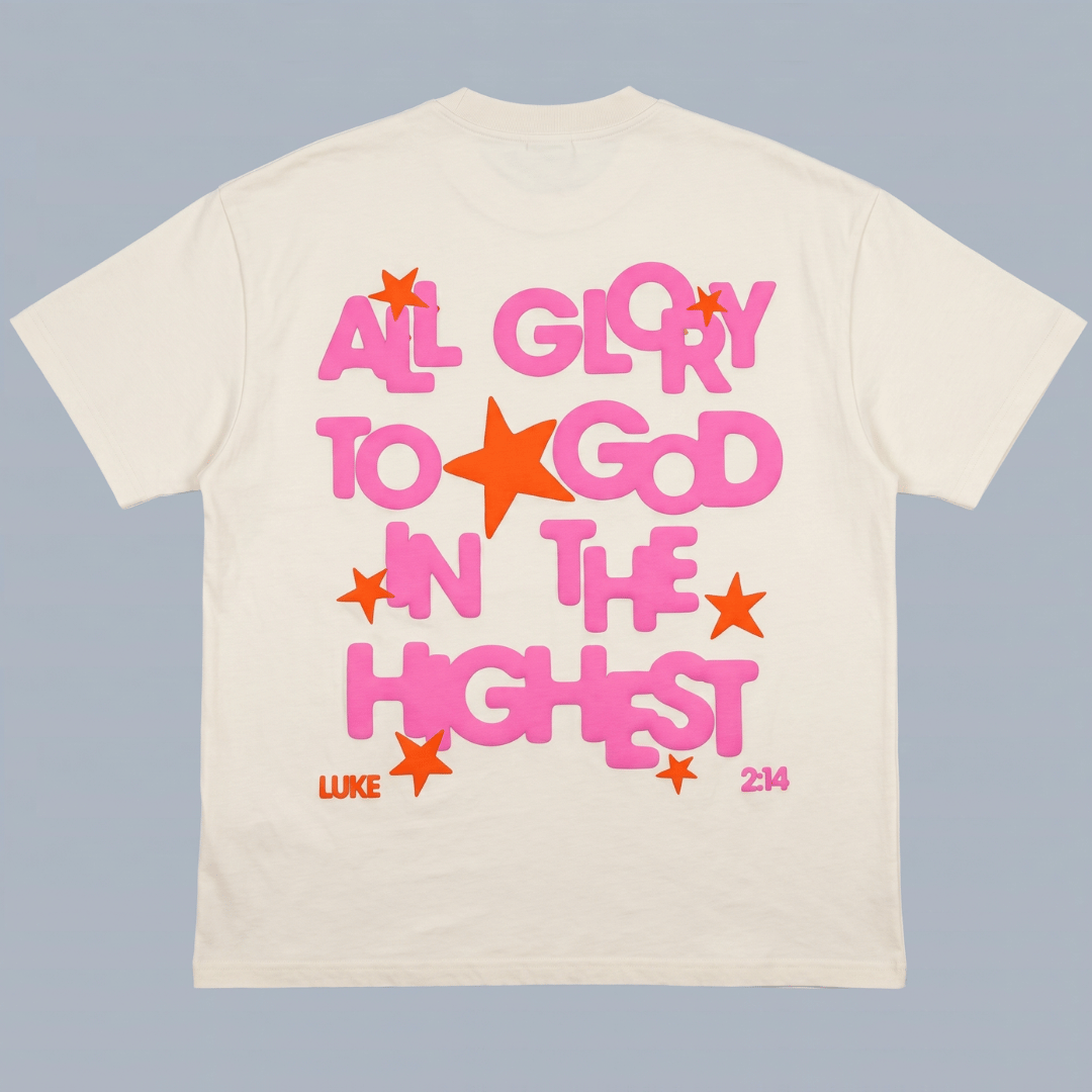 Tshirt oversized AL GLORY TO GOD / MUJER