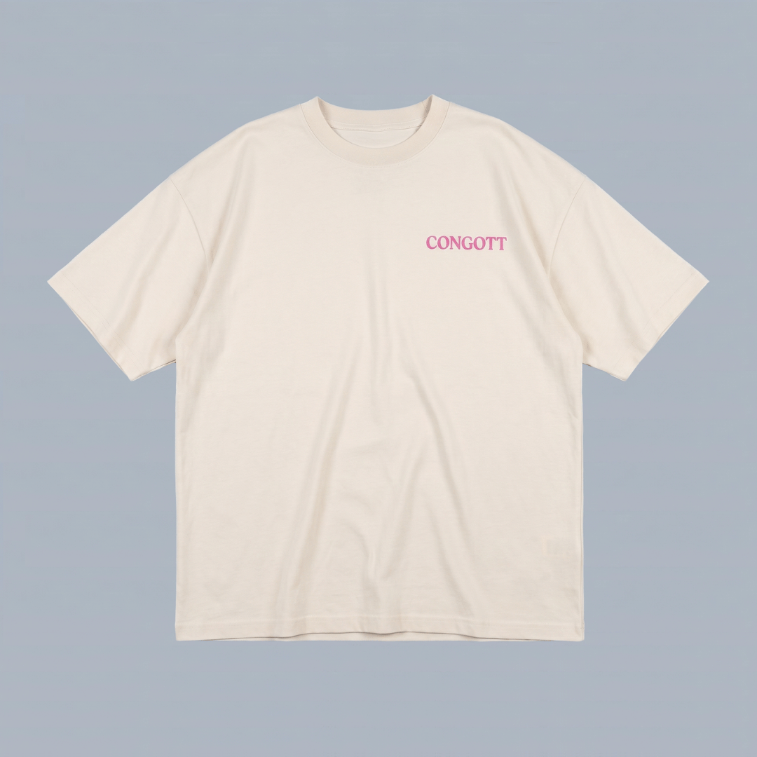 Tshirt oversized AL GLORY TO GOD / MUJER