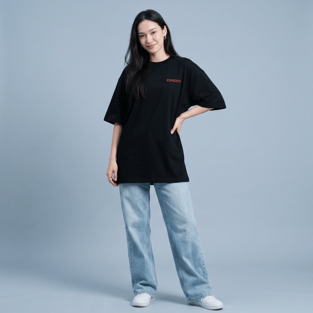 Tshirt oversized LOVE LIKE JESUS / MUJER