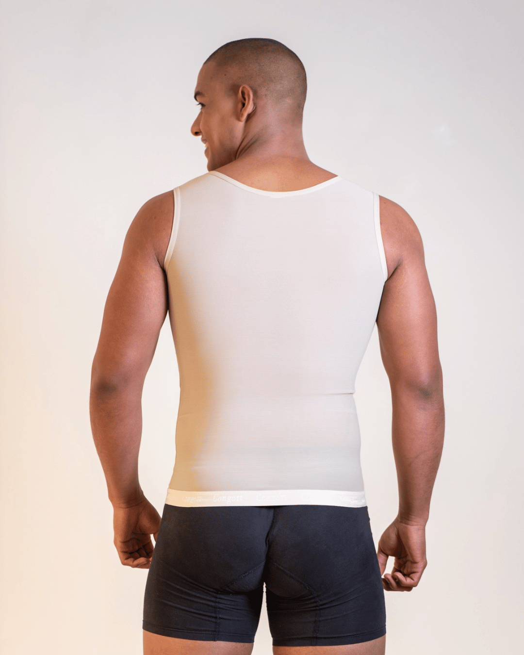 Camiseta Faja de Compresión para Hombre - Control Abdomen y Pecho - Invisible