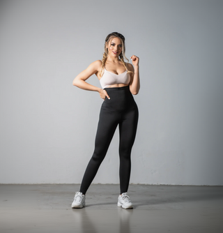 Leggings moldeadores y reductores de cintura alta sin costuras