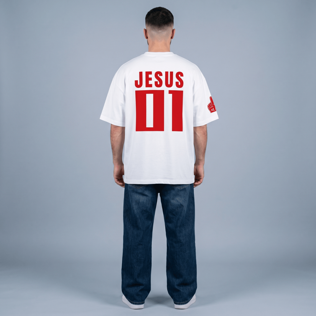Tshirt oversized JESUS 01 / HOMBRE