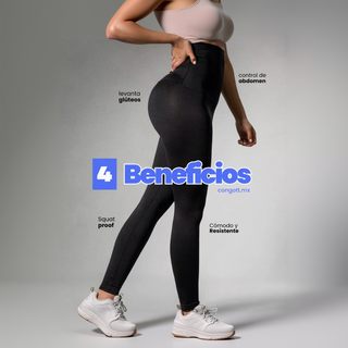 Leggings moldeadores y reductores de cintura alta sin costuras