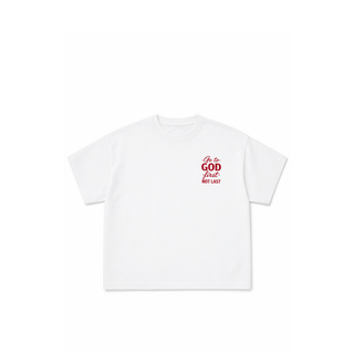 Tshirt oversized  GO TO GOD FIRST