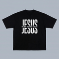 Tshirt oversized- NEGRA JESUS THE WAY / HOMBRE