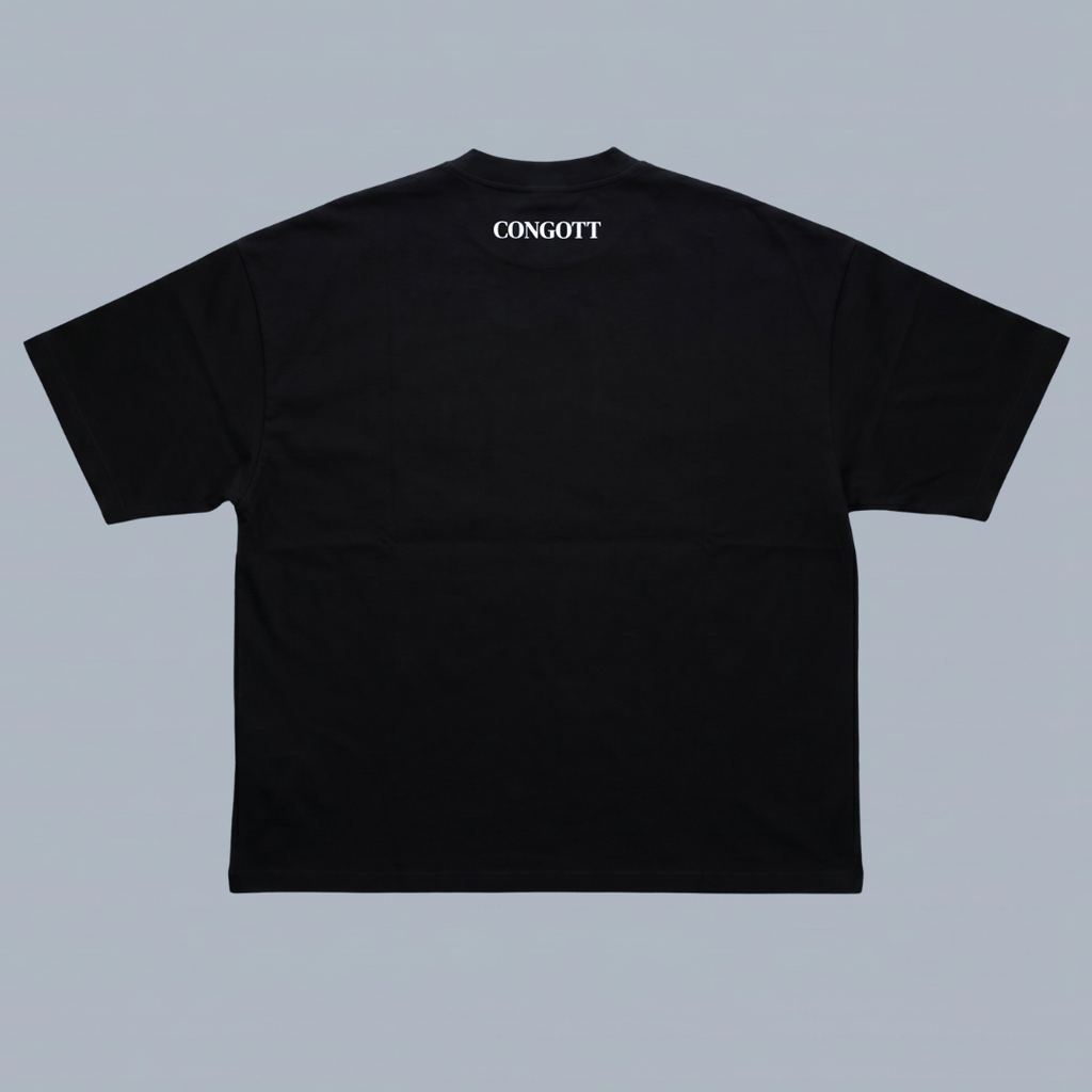 Tshirt oversized- NEGRA JESUS THE WAY / HOMBRE