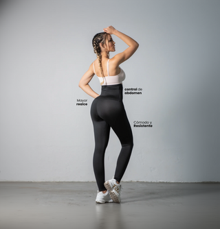 Leggings moldeadores y reductores de cintura alta sin costuras