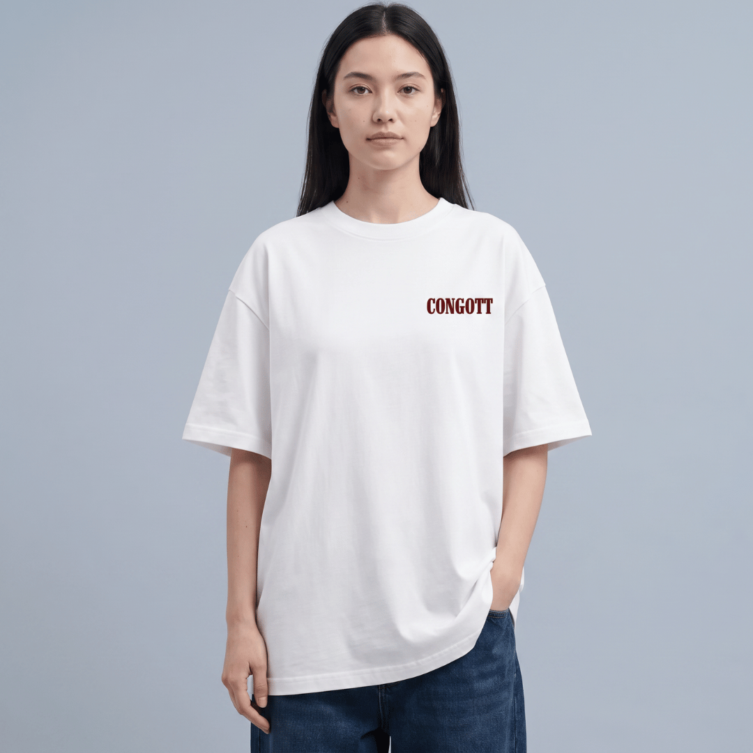 Tshirt oversized  GO TO GOD FIRST / MUJER