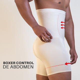 Bóxer con control de abdomen y cintura alta.