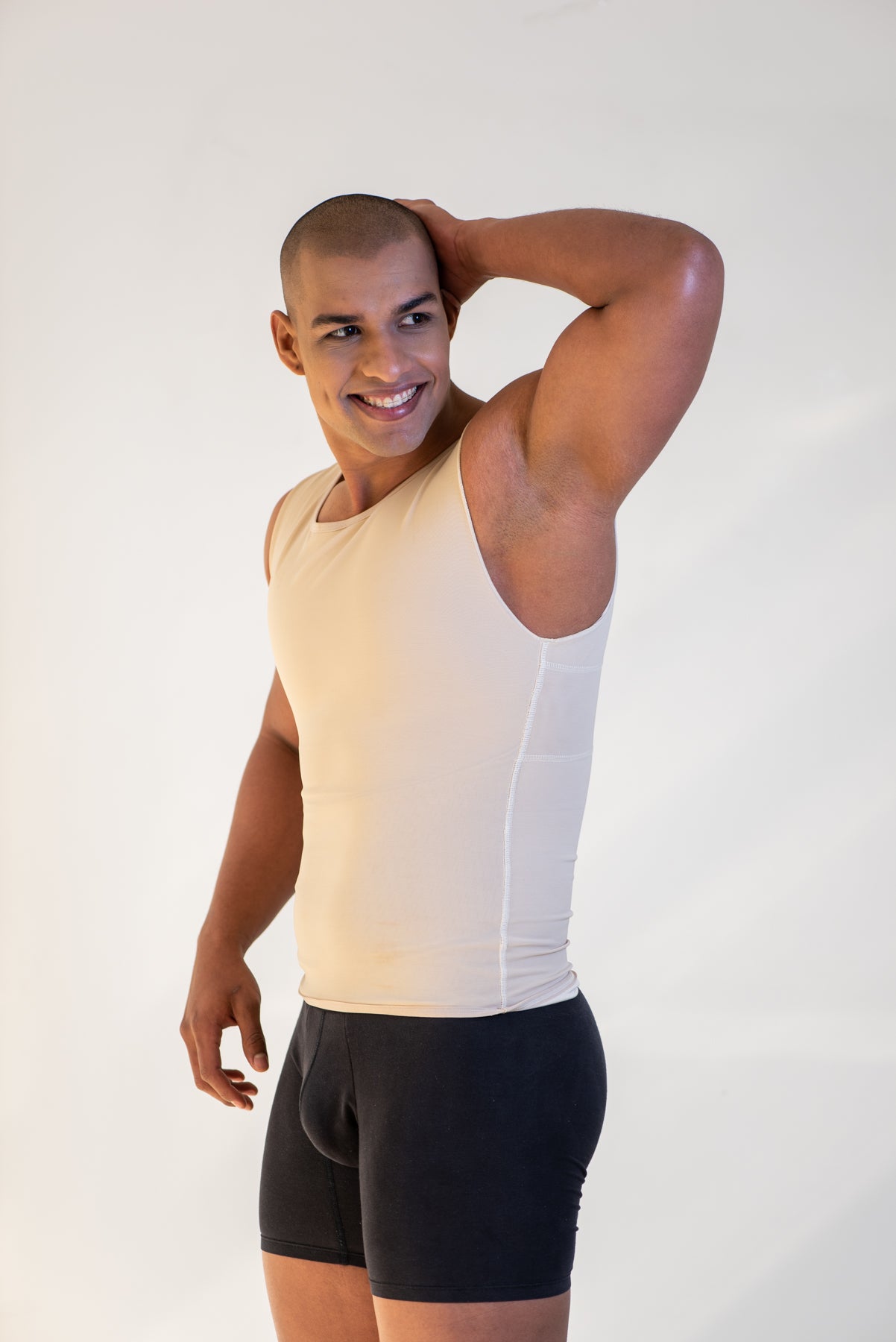 Camiseta Faja de Compresión para Hombre - Control Abdomen y Pecho - Invisible