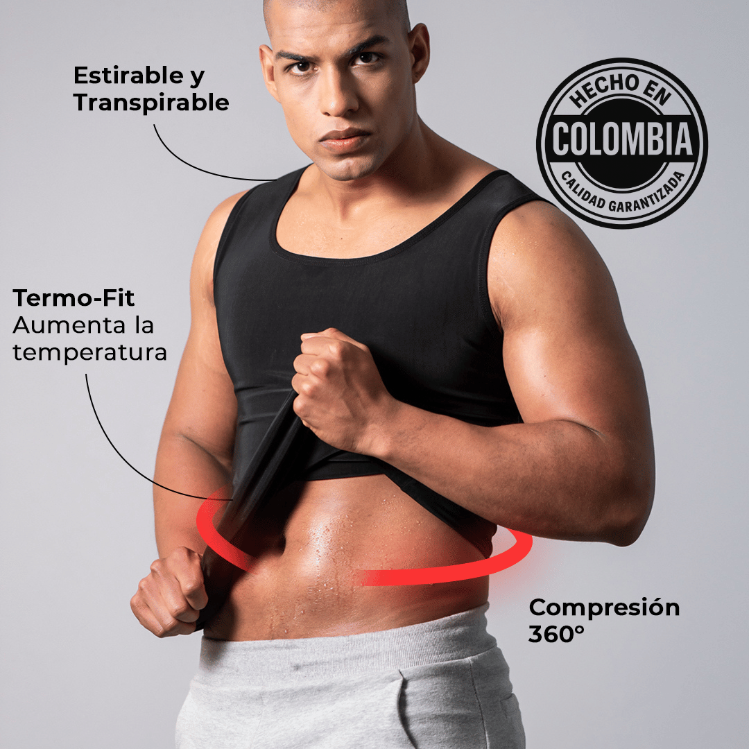 Chaleco Deportivo de Compresión para hombre | Moldea tu Abdomen y Mejora tu Entrenamiento