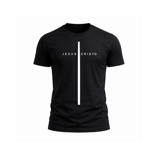 CAMISETA NEGRA JESUSCRISTO  1002 / HOMBRE