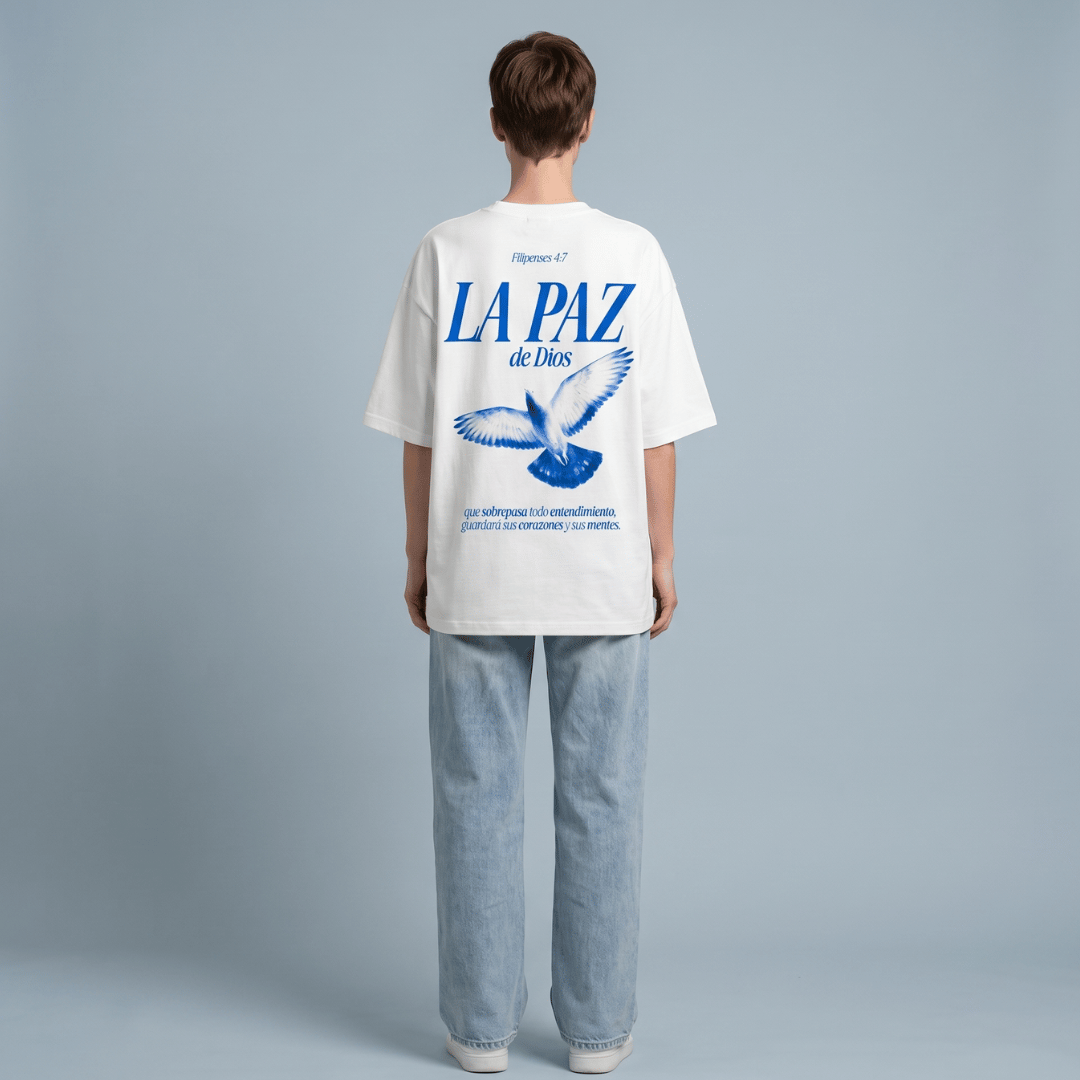 Tshirt oversized-LA PAZ DE DIOS-MUJER / MUJER
