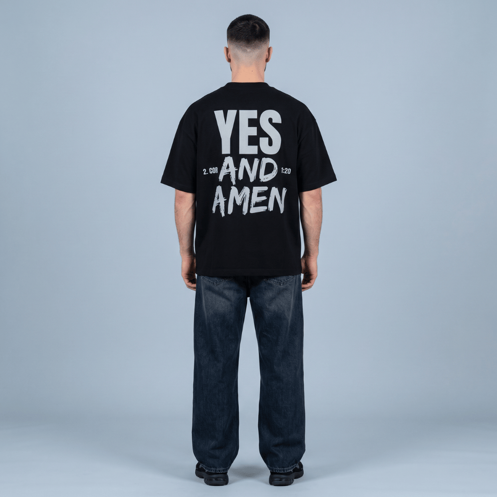 Tshirt oversized- HOMBRE-  YES AND AMEN / HOMBRE