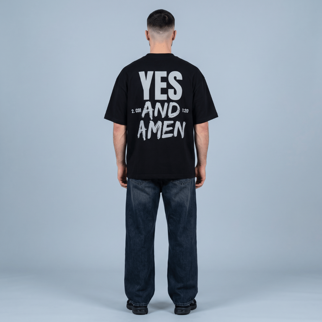 Tshirt oversized- HOMBRE-  YES AND AMEN / HOMBRE