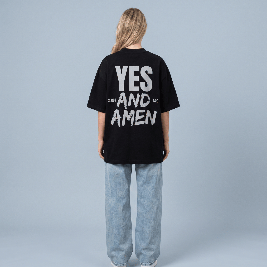 Tshirt oversized- MUJER-  YES AND AMEN / MUJER
