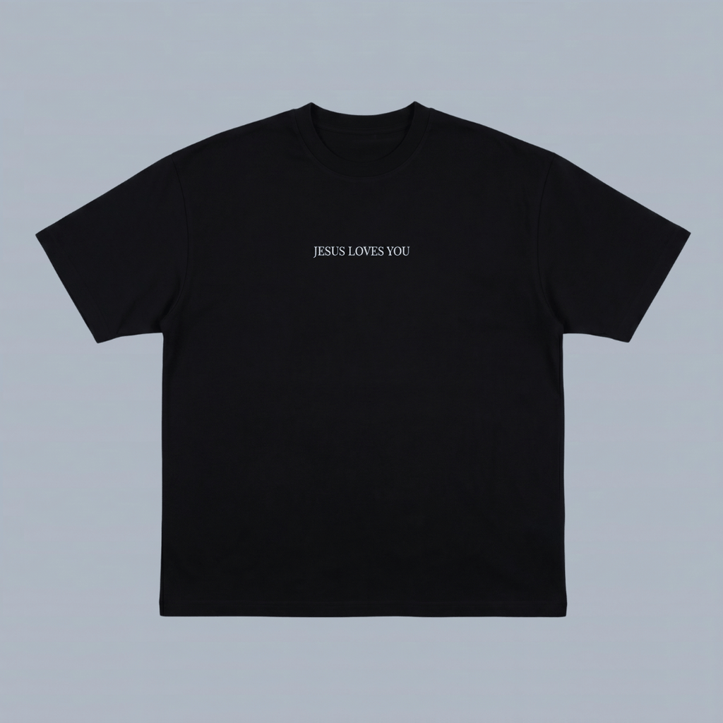 Tshirt oversized  JESUS LOVES YOU