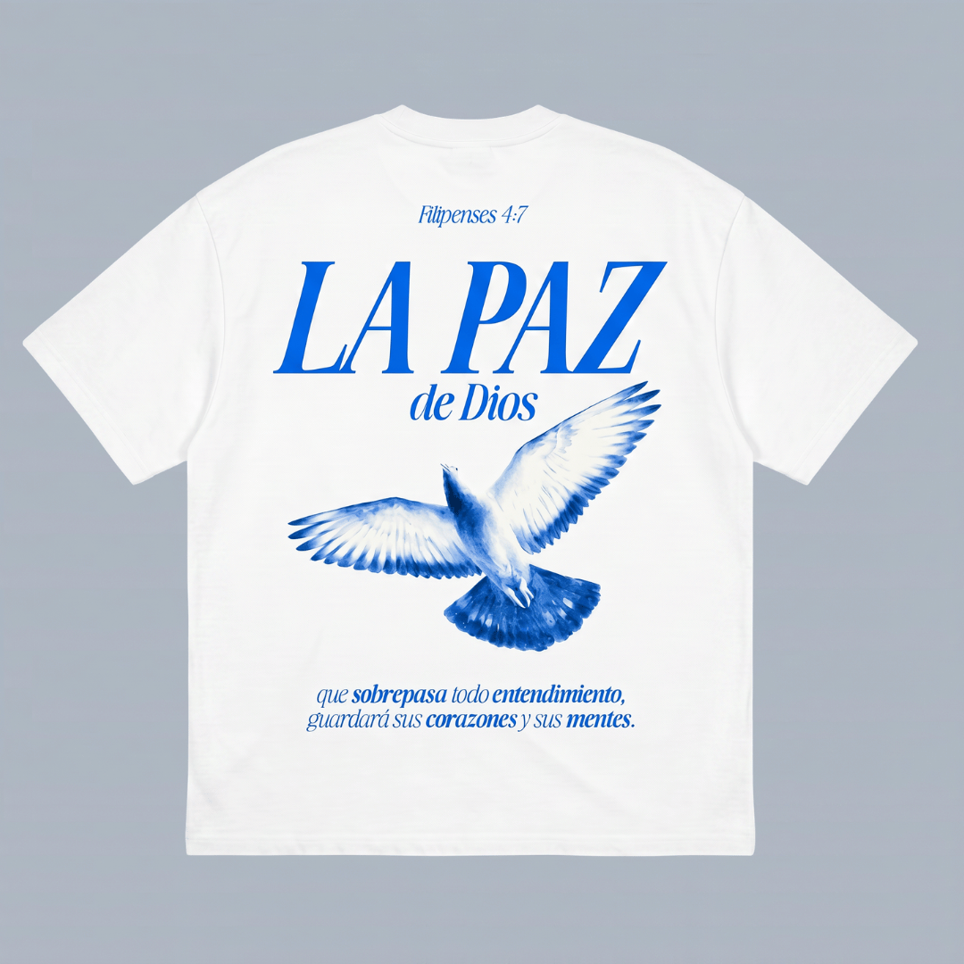 Tshirt oversized-LA PAZ DE DIOS-MUJER / MUJER