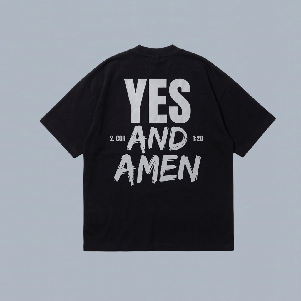 Tshirt oversized- HOMBRE-  YES AND AMEN / HOMBRE