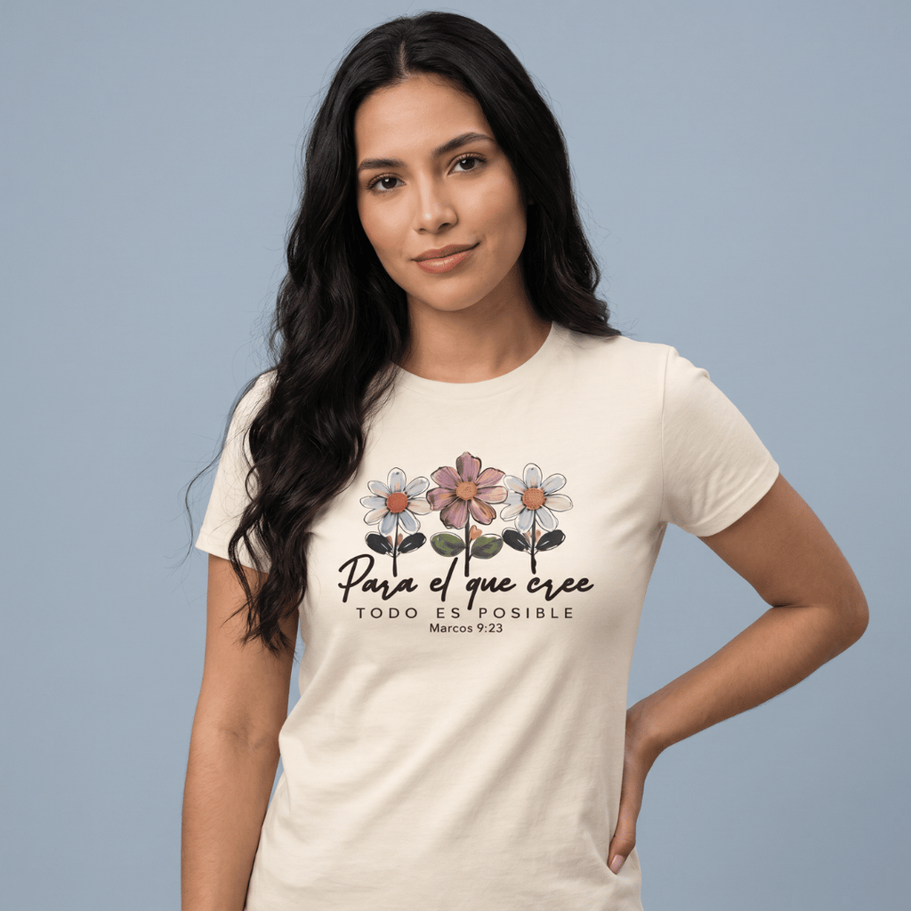 BASIC FLORES AL QUE CREE / MUJER