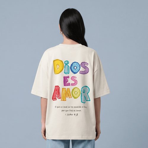 Tshirt oversized DiOS ES AMOR / MUJER