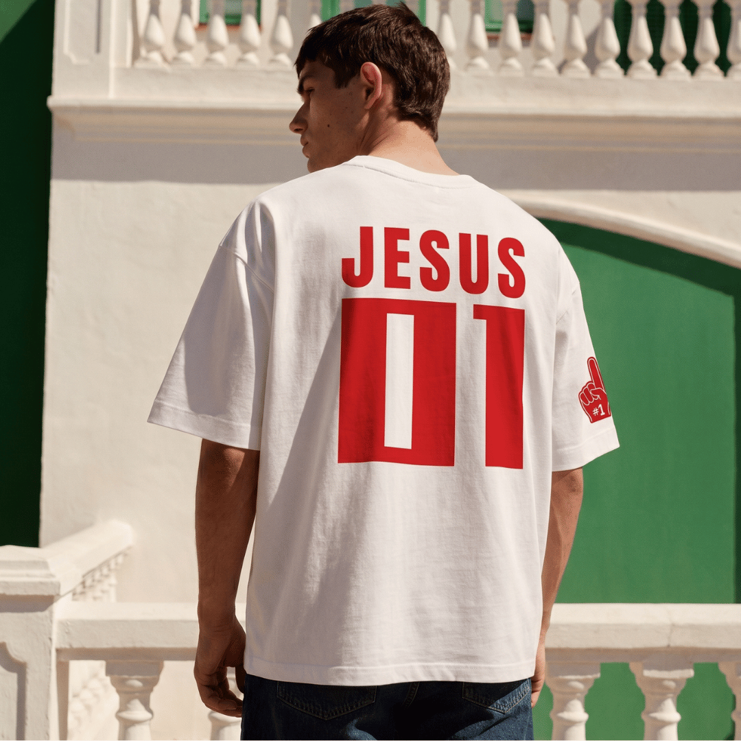 Tshirt oversized JESUS 01 / HOMBRE